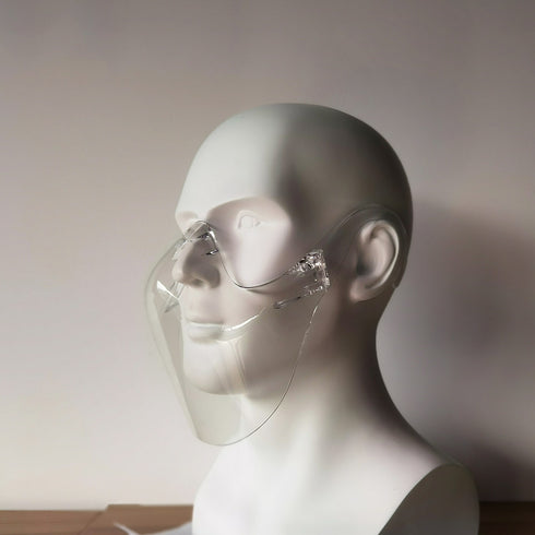 Anti Fog Durable Clear Face Shield Comfort Safe Reusable Transparent Clear Face Mask